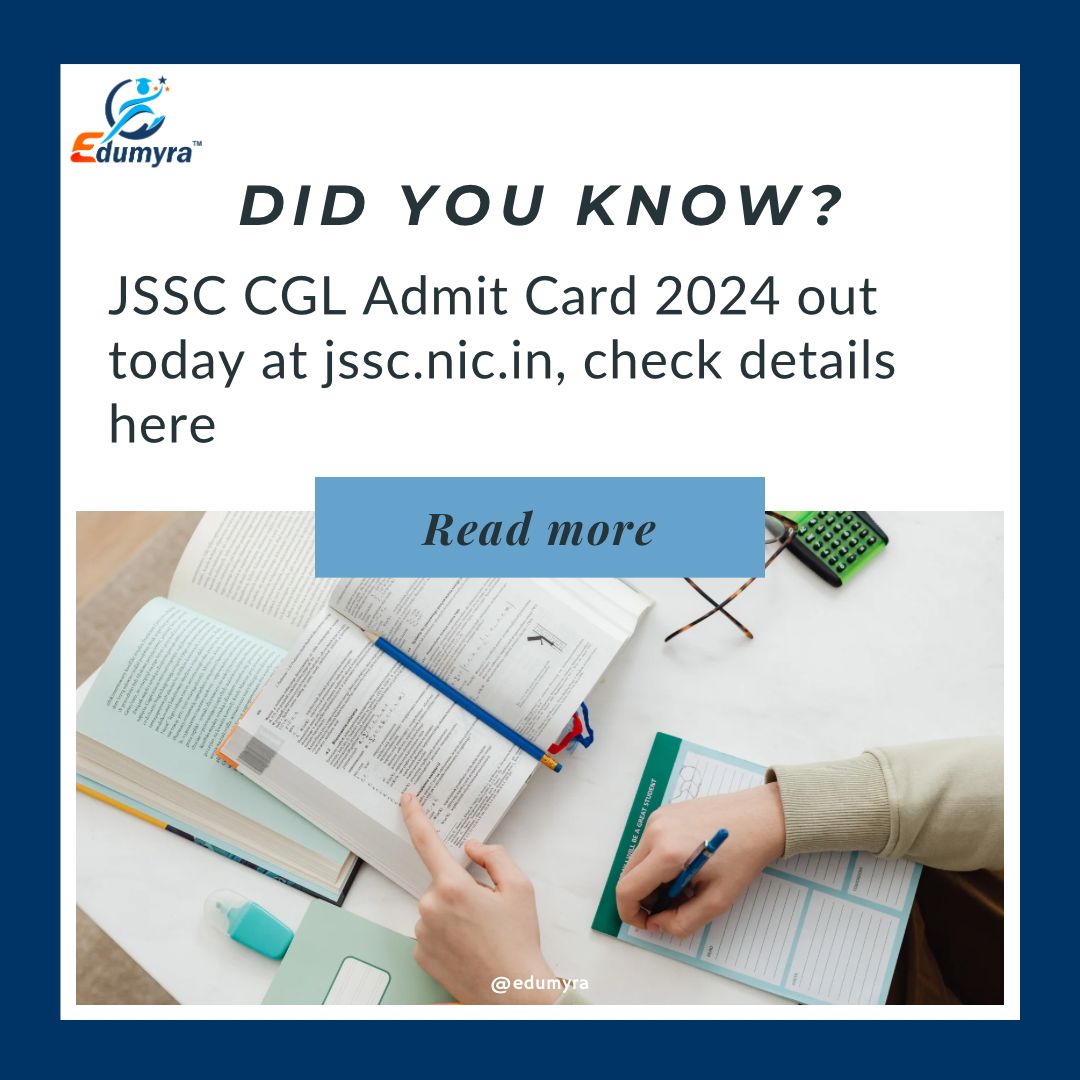JSSC CGL Admit Card 2024 Released: Download at jssc.nic.in